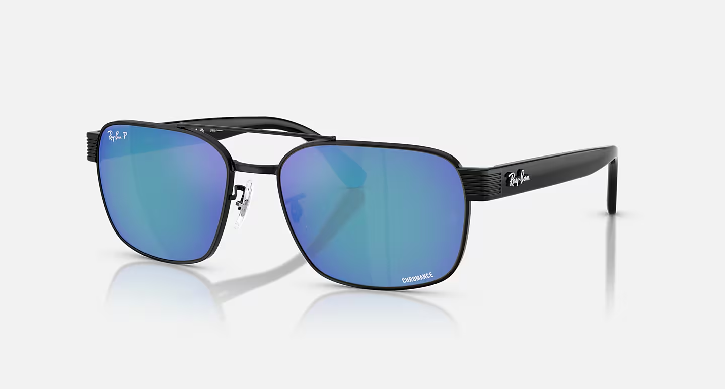 BLACK / POLAR GREY MIRROR BLUE