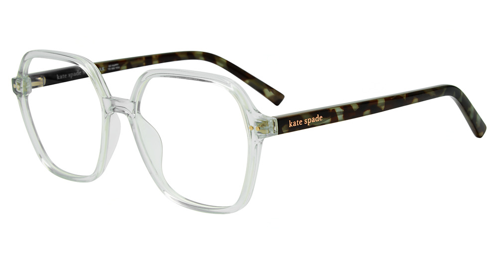Kate Spade ZETTA/BB irregular eyeglasses in Green
