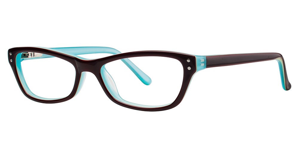 brown/turquoise