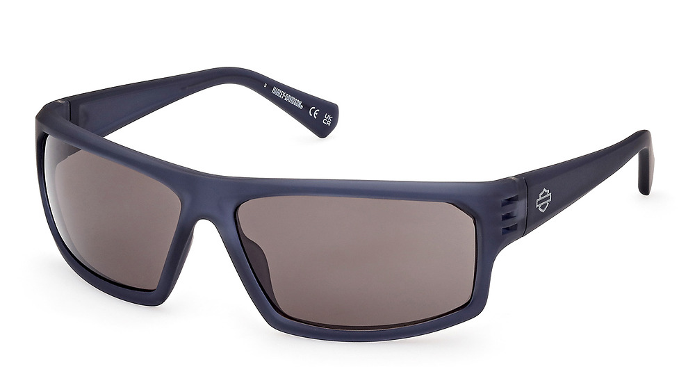 matte blue / smoke polarized