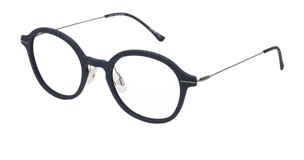 Matte Blue with Dark Gunmetal Temples