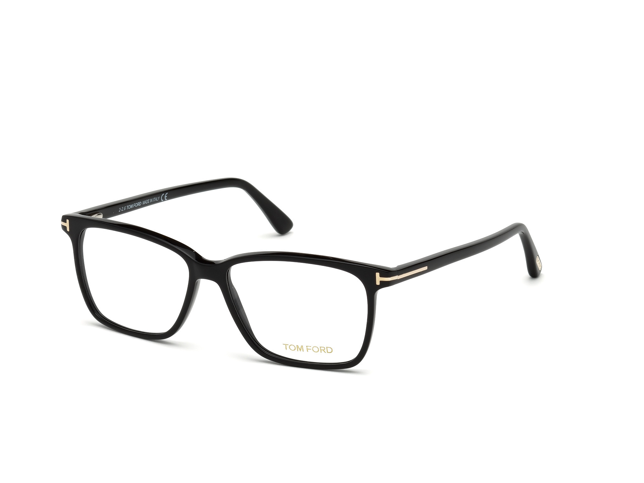 Shiny Black/  Blue Block Lenses
