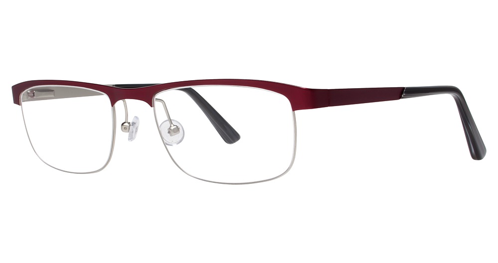 Burgundy With Silver Inside