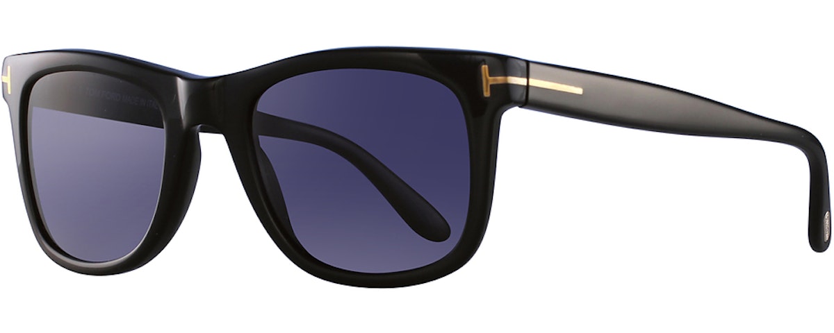 shiny black / blue