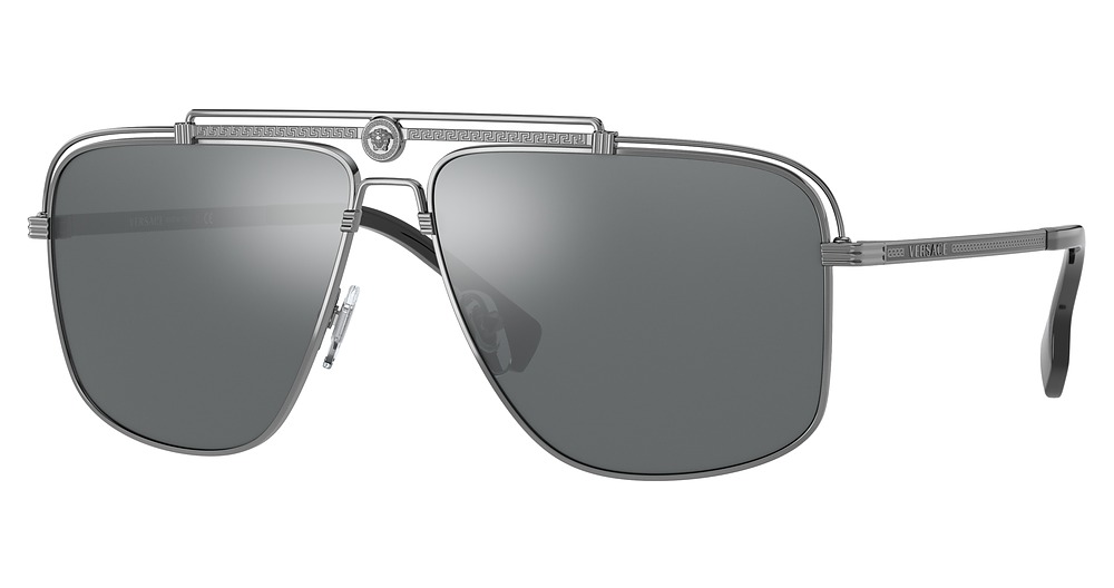 GUNMETAL / LIGHT GREY MIRROR BLACK