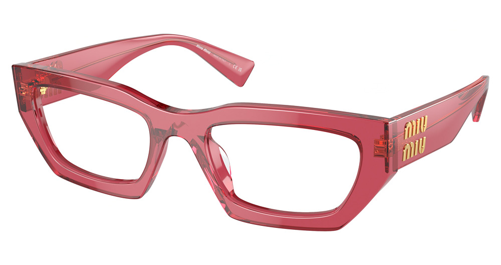 Miu Miu MU 03XV cateye eyeglasses in Bordeaux Trasparent