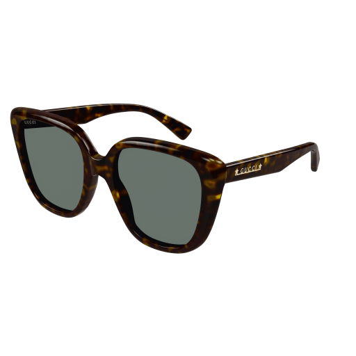 Gucci GG1169S cateye sunglasses in Havana/Green