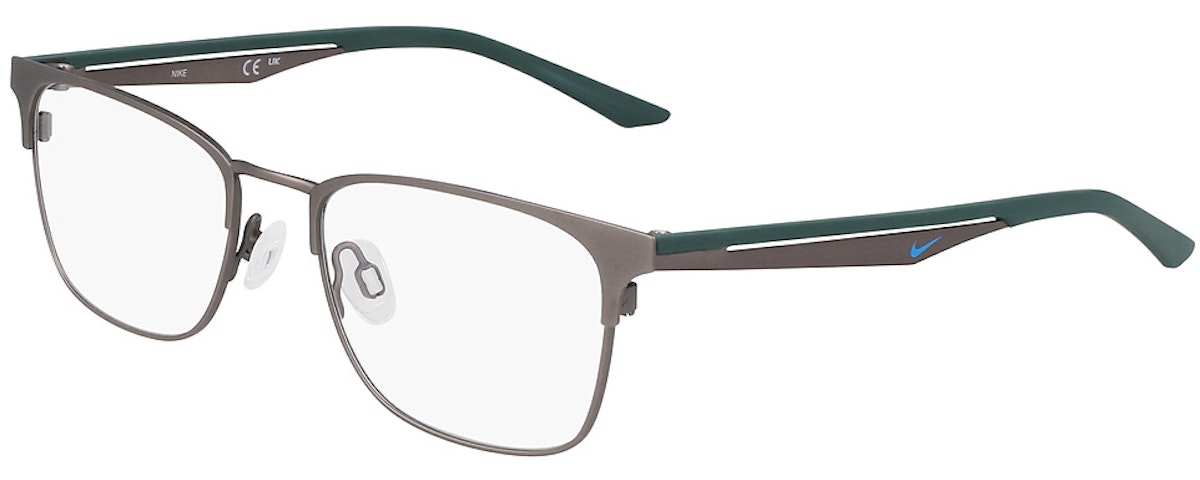 (070) SATIN GUNMETAL/VINTAGE GREEN