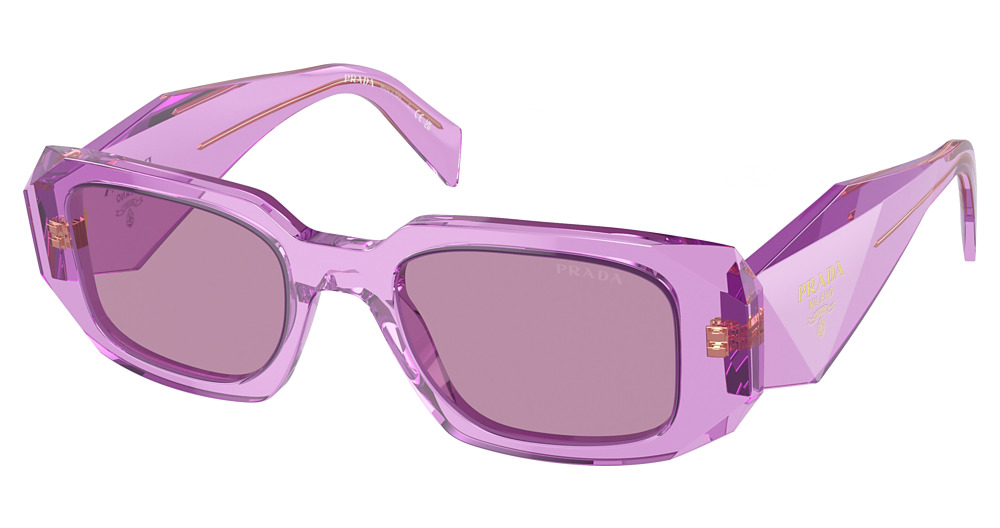 TRANSPARENT AMETHYST / DARK VIOLET MIRROR SILVER INT