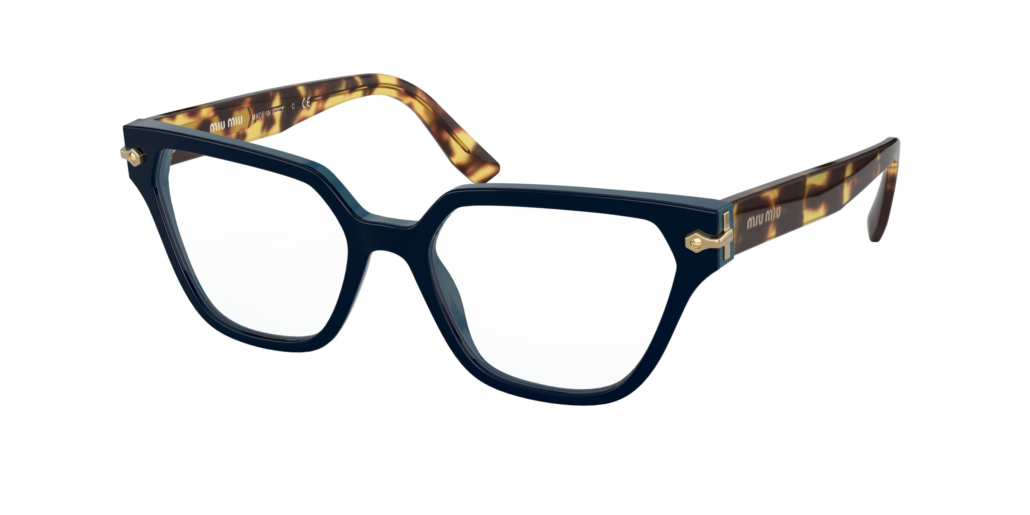 Miu Miu MU 02TV square eyeglasses in Blue