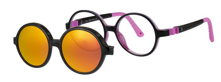 SHINY BLACK/BUBBLEGUM PINK