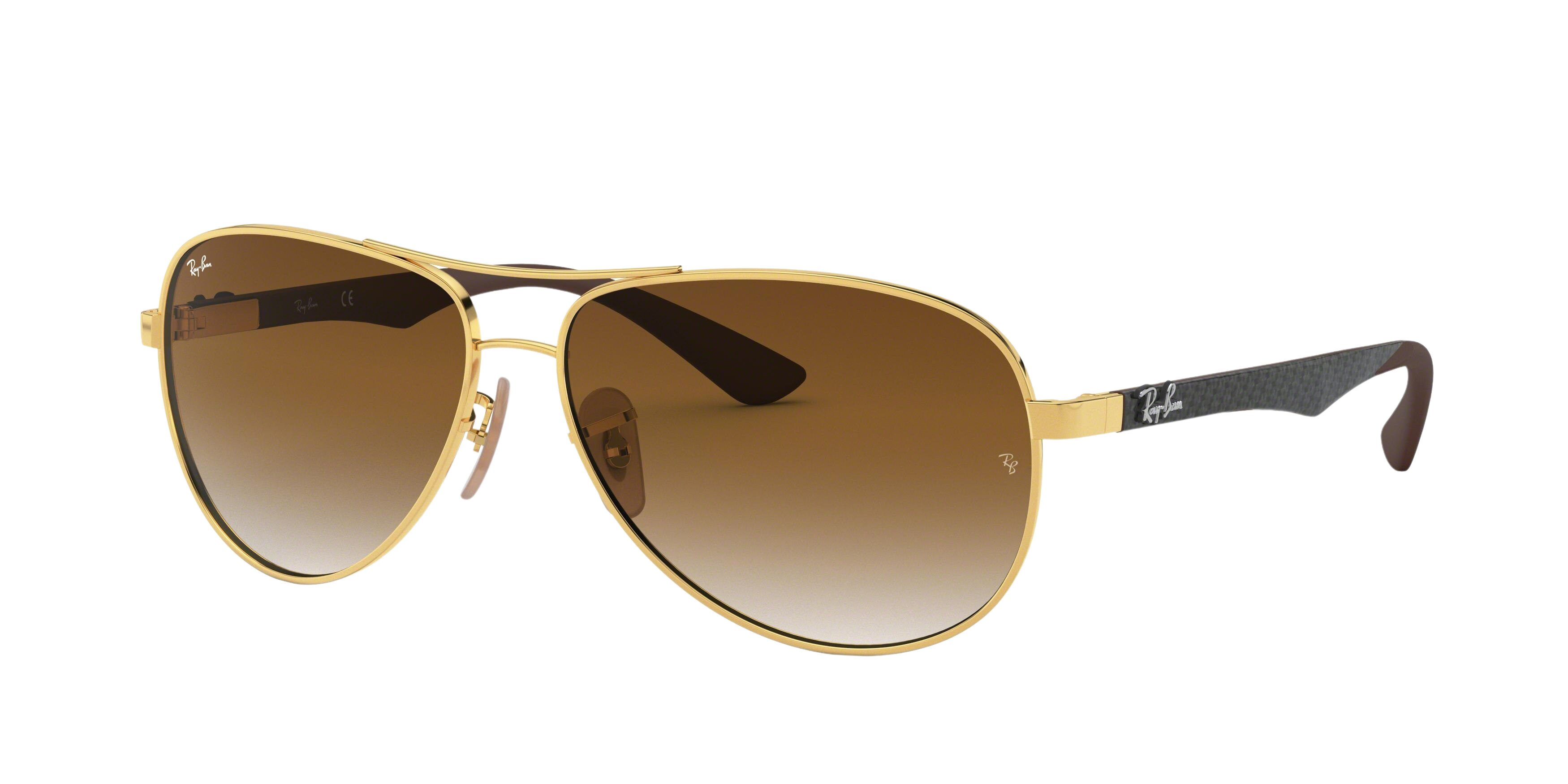Ray-Ban RB8313 round sunglasses in Arista