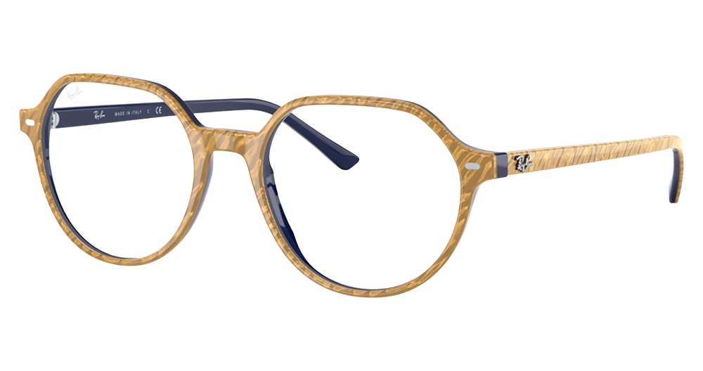 WRINKLED BEIGE ON BLUE
