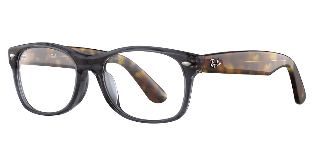 Ray-Ban RX5184F NEW WAYFARER round eyeglasses in Opal Grey