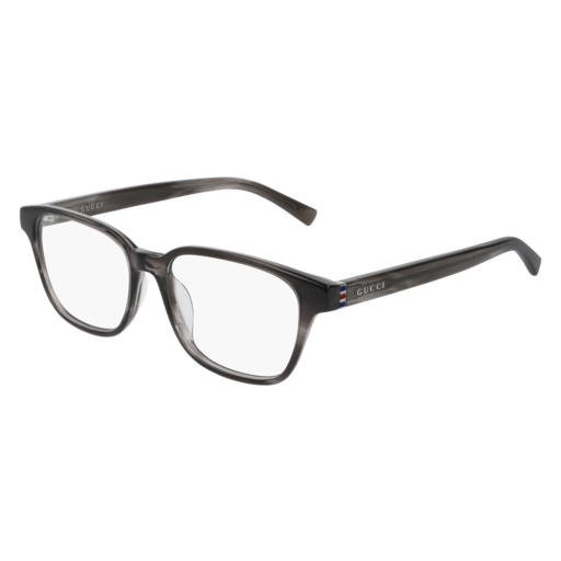 Gucci GG0455OA square eyeglasses in Ruthenium
