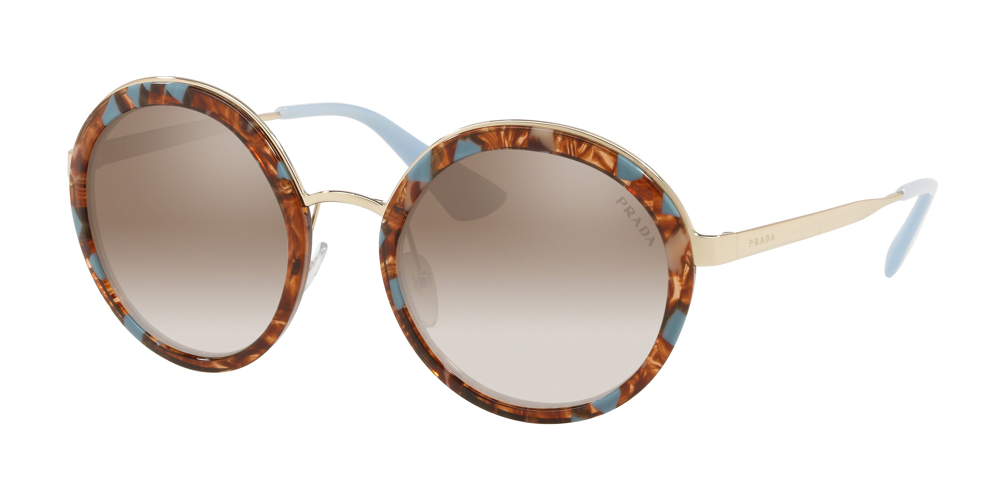 STRIPED BROWN/AZURE