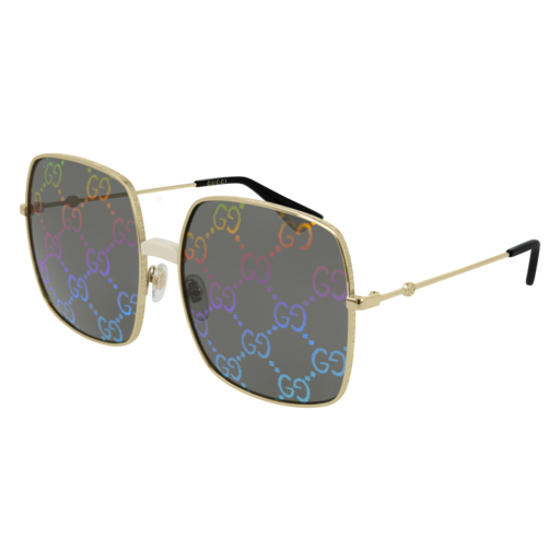 Gucci GG0414S round sunglasses in Gold