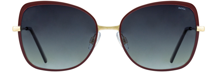 Burgundy / Gradient Grey