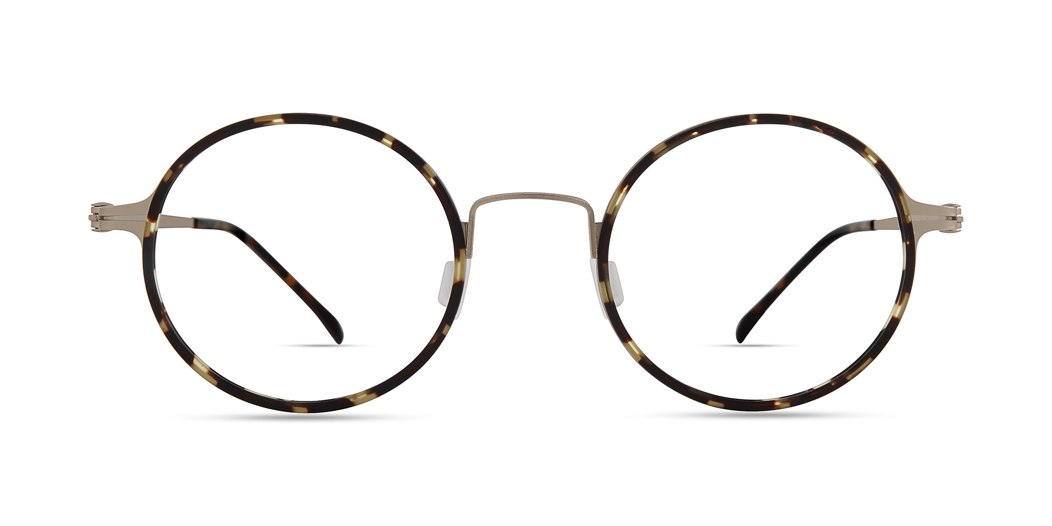 Modo 4424 round eyeglasses in Gold Tortoise