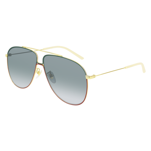 Gucci GG0440S aviator sunglasses in Gold