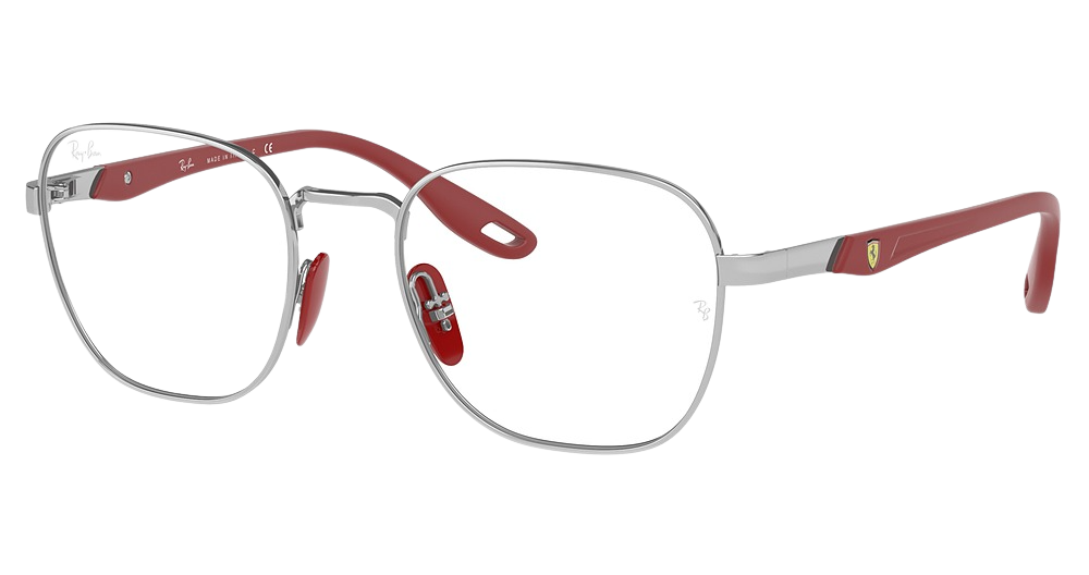 Ray-Ban RX6484M square eyeglasses in Silver