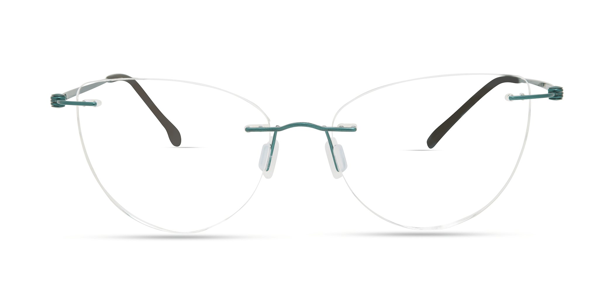 Modo 4611 cateye eyeglasses in Shiny Green