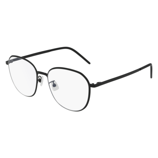 Saint Laurent SL 448/F SLIM round eyeglasses in Black