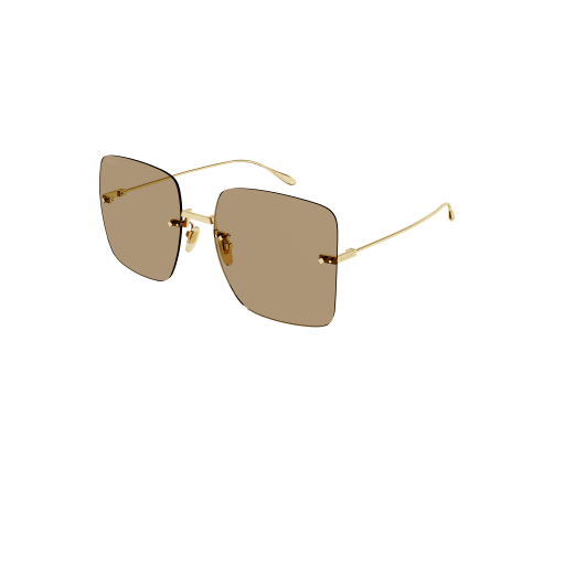 Gucci GG1147S round sunglasses in Gold Gold Brown/Brown