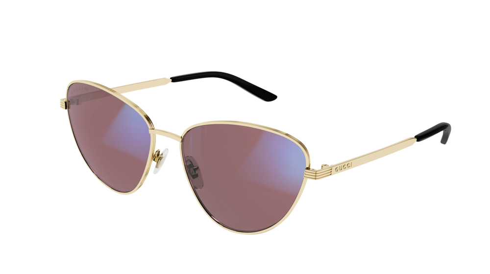 Gucci GG0803S cateye sunglasses in Gold
