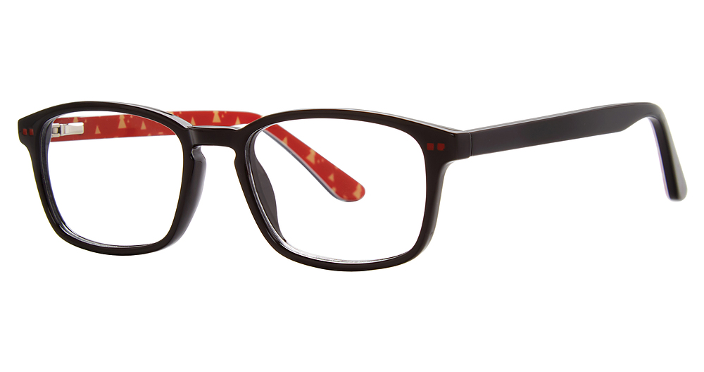 black/red