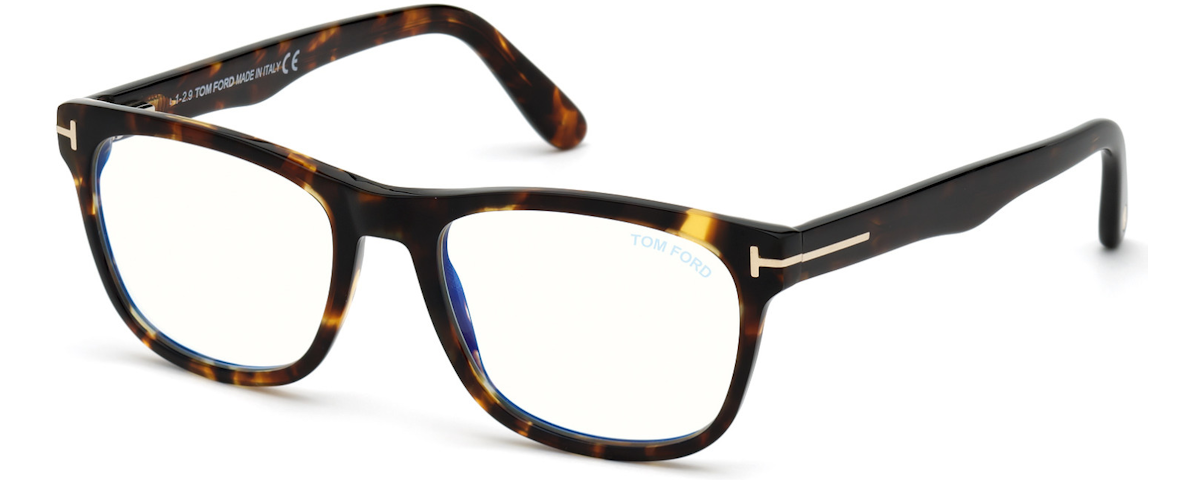 Shiny Vintage Havana/ Blue Block Lenses