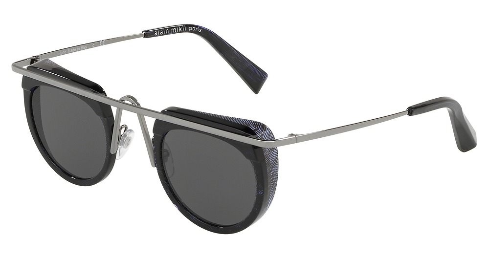 BLUE POINTILLE/RUTHENIUM / GREY