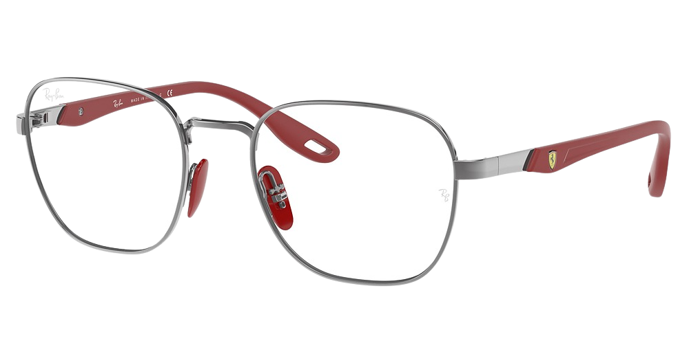 Ray-Ban RX6484M square eyeglasses in Gunmetal