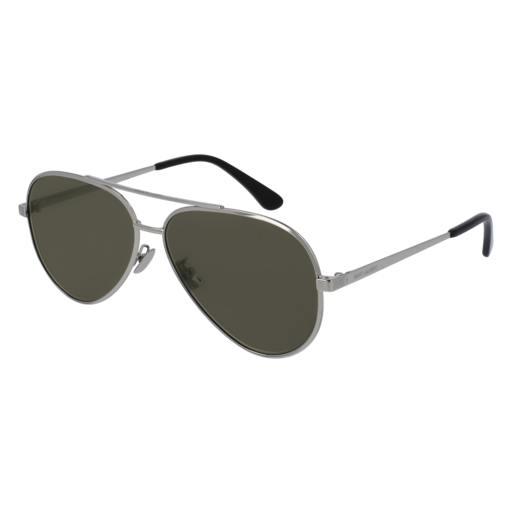 Saint Laurent CLASSIC 11 ZERO aviator sunglasses in Silver