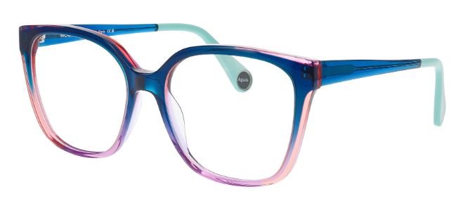 GRADIENT BLUE ON RED TO PURPLE