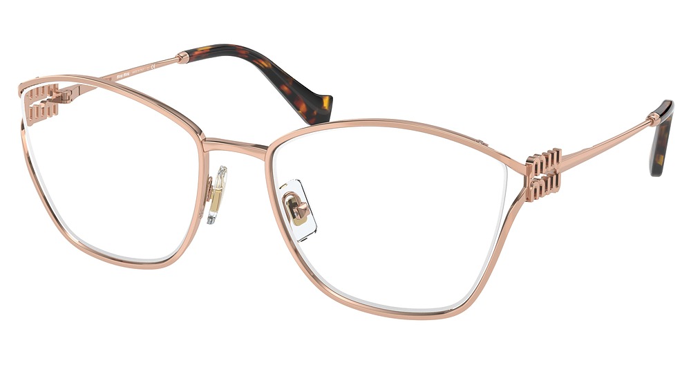 Miu Miu MU 53UV cateye eyeglasses in Pink Gold