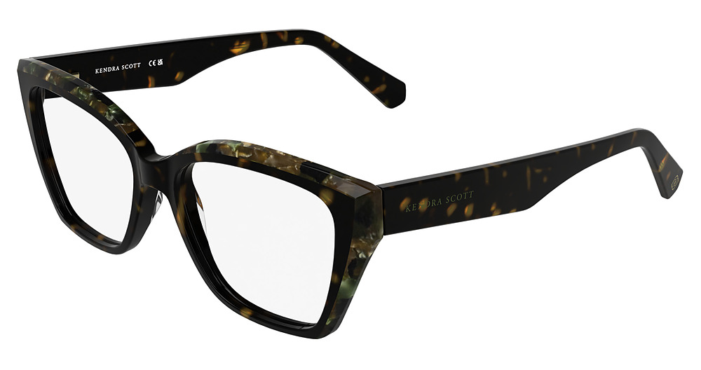 DARK TORTOISE/TEXTURED GREEN