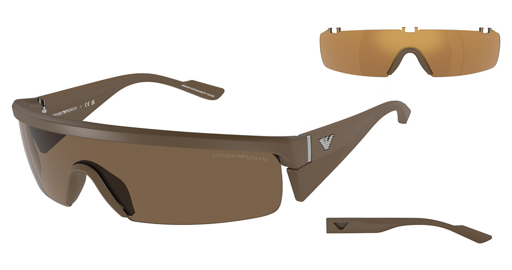 MATTE BROWN / DARK BROWN