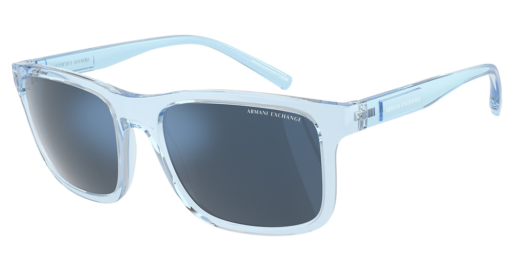 SHINY TRANSPARENT BLUE / DARK BLUE MIRROR BLUE