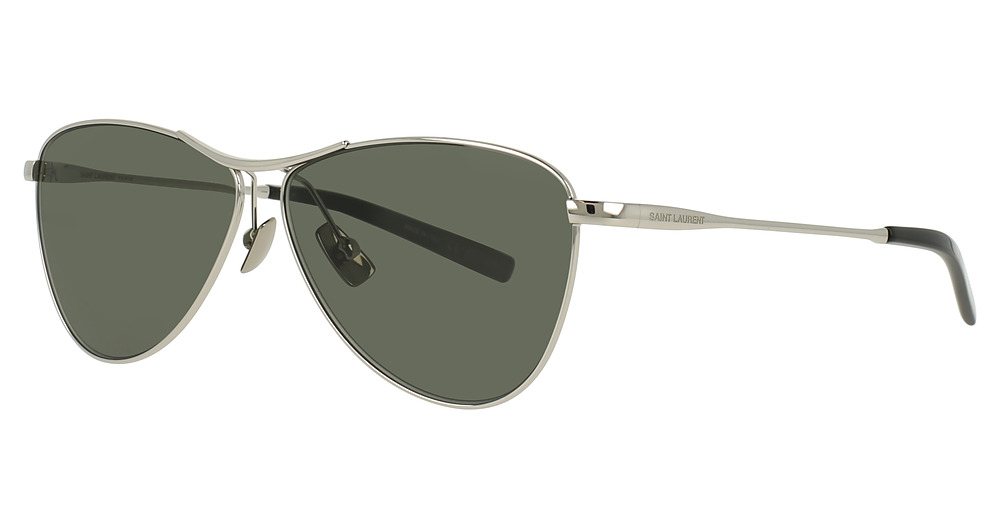 Saint Laurent SL 831 VESPER round eyeglasses in Silver