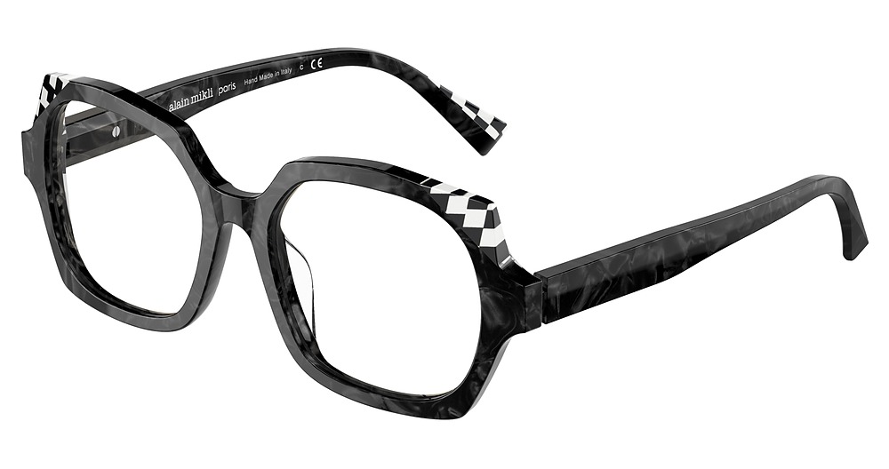 BLACK/DAMIER WHITE BLACK