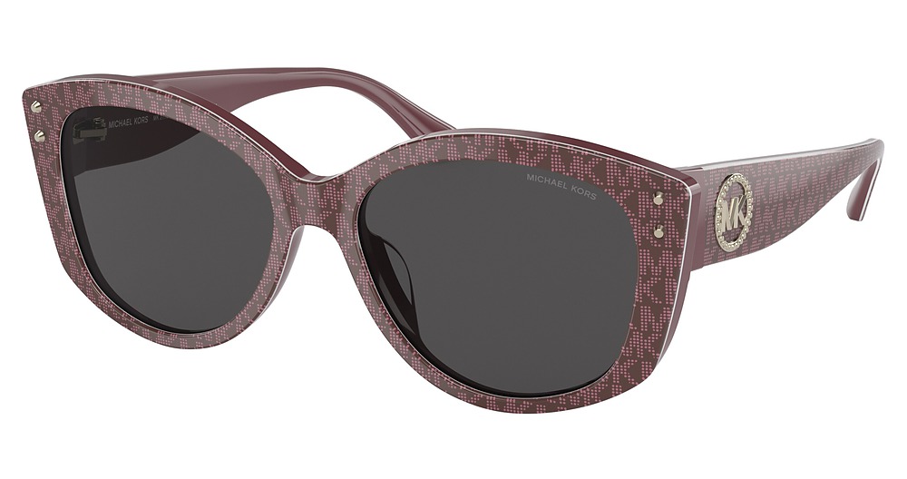 MERLOT MK REPEAT LOGO / DARK GREY SOLID
