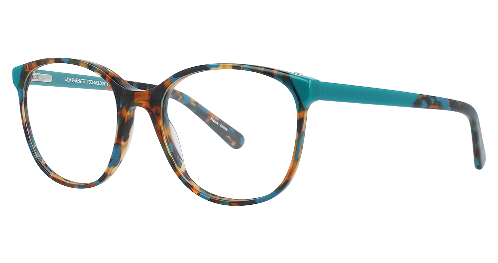 Blue & Aqua & Navy & Amber