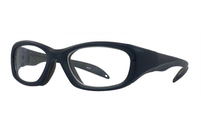 Matte Navy / Clear With Silver Flash Mirror