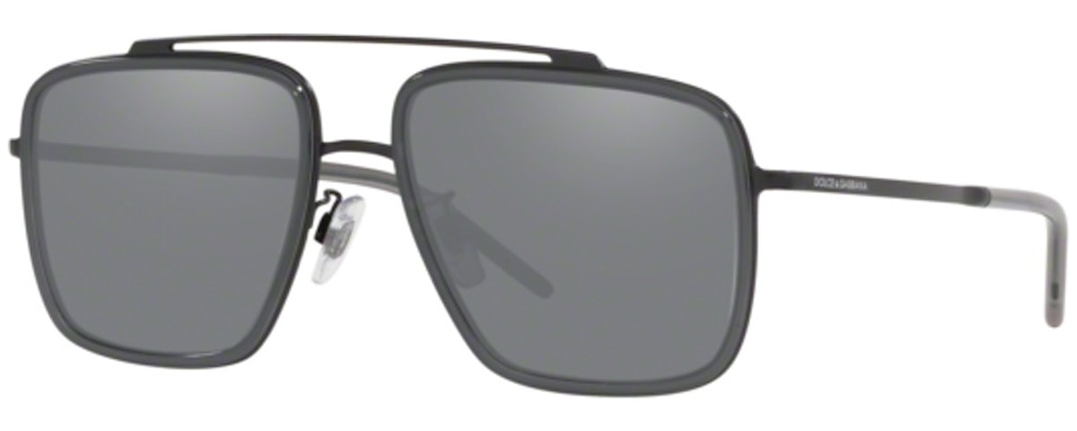 MATTE BLACK/TRANSPARENT / LIGHT GREY MIRROR BLACK