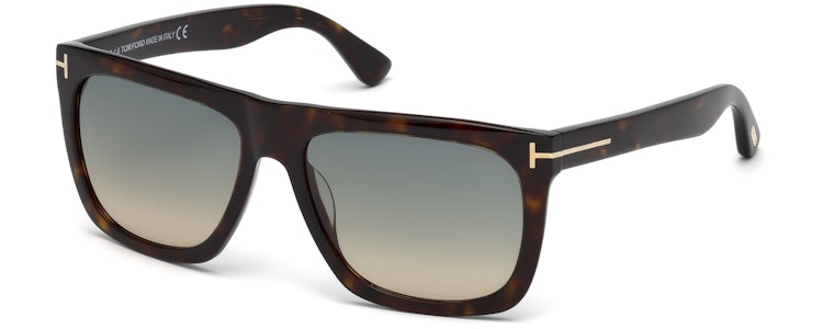 Shiny Dark Havana / Gradient Turquoise-To-Sand Lenses