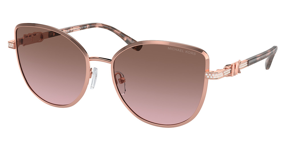 ROSE GOLD SHINY / LIGHT BROWN PINK GRADIENT FLAS