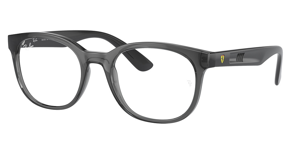Ray-Ban RX7231M round eyeglasses in Transparent Grey