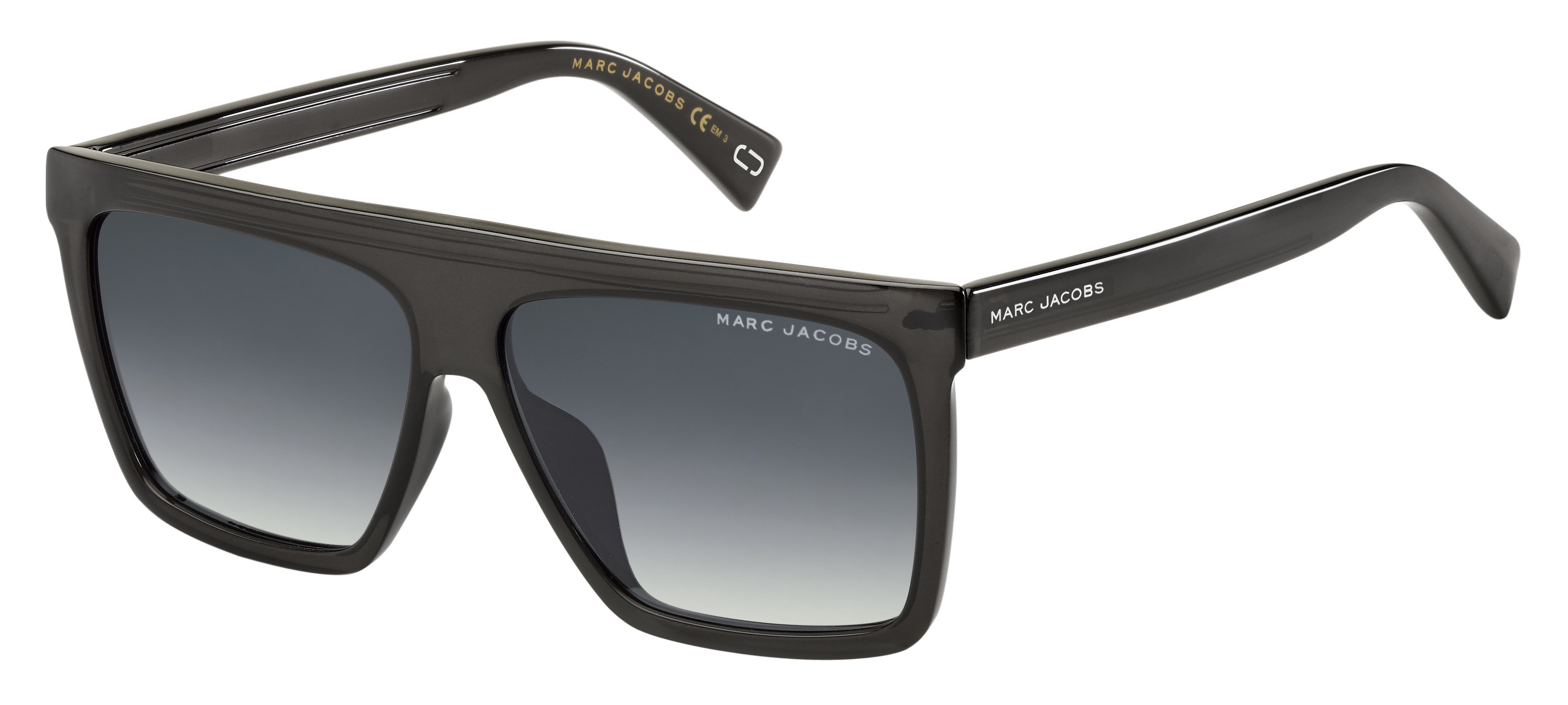 Marc Jacobs Marc 322/G/S rectangle sunglasses in Grey (9 O Dark Grey Gradient)