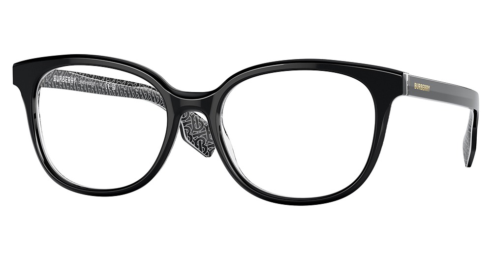 BLACK/PRINT TB/CRYSTAL